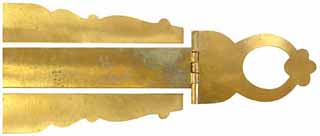 Lancaster County Patchbox Kit, brass,
7-7/8" overall length